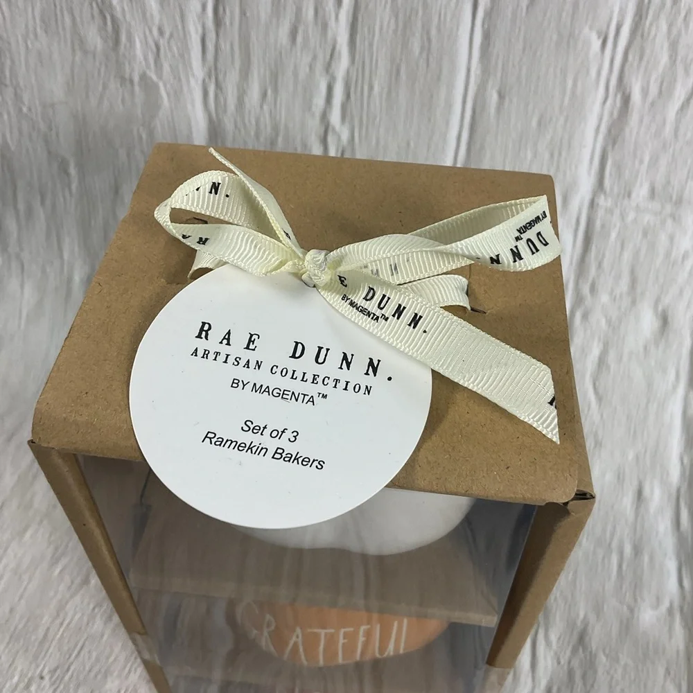 NIB Rae Dunn Fall Ramekin Dishes - Picture 3 of 3
